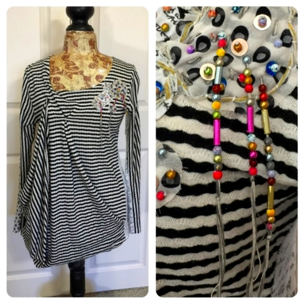 Vintage by Jack & Ginger Asymmetrical Top